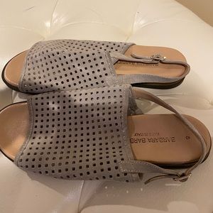 Italian Grey LeatherSandals